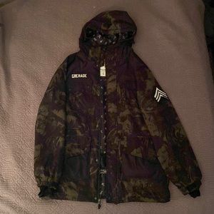 Grenade snowboarding skiing jacket coat size large